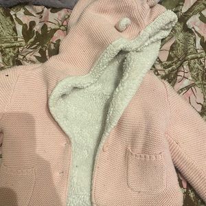 Infant girl warm winter coat